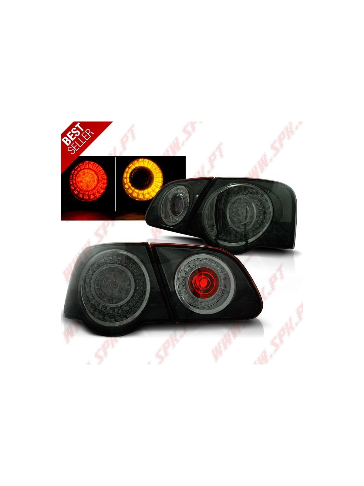 Farolins LED Black - VW Passat 3C Sedan (2005-2010)