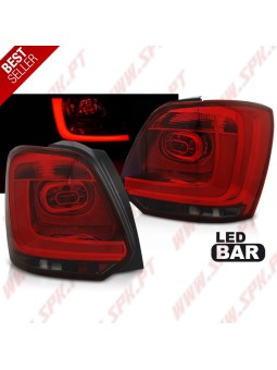 Farolins LED-BAR Red+Smoke - VW Polo 6R (2009-2014)