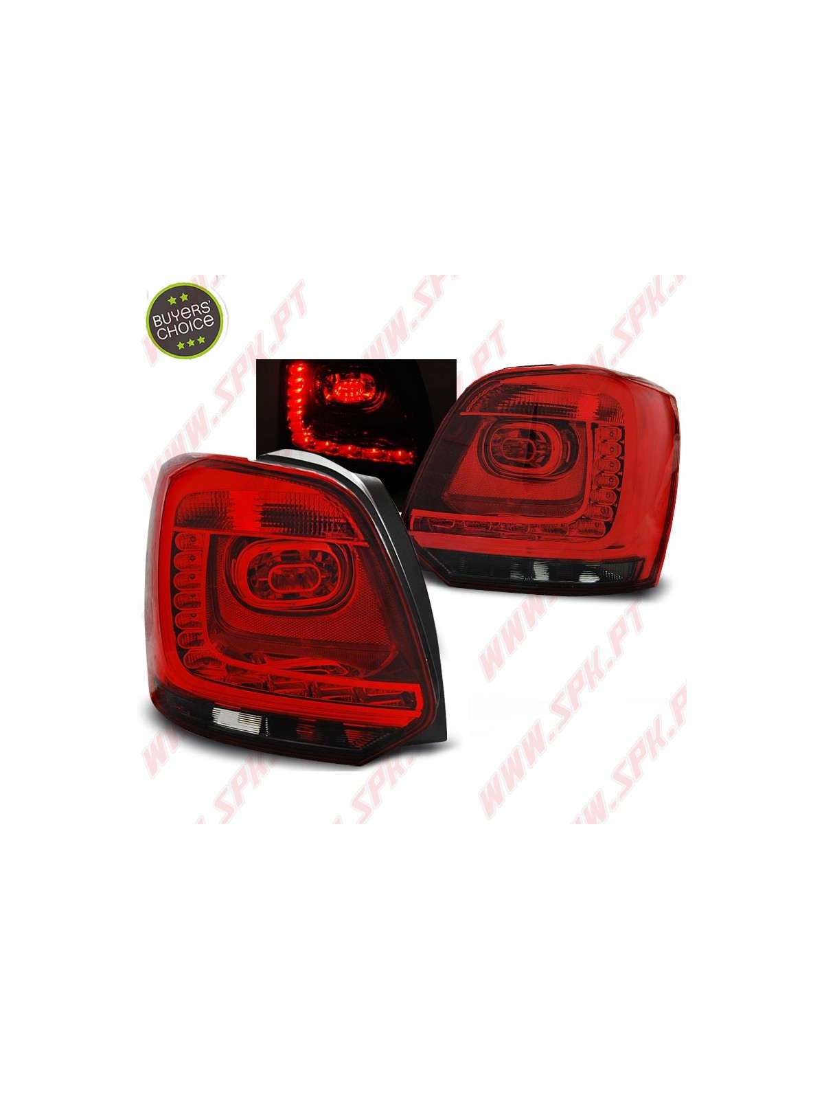Farolins LED Red+Smoke - VW Polo 6R (2009-2014) Farolins LED Red+Smoke - VW Polo 6R (2009-2014)