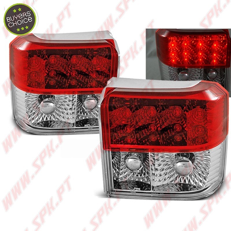 Farolins LED Red+Clear - VW T4 Transporter (1990-2003)