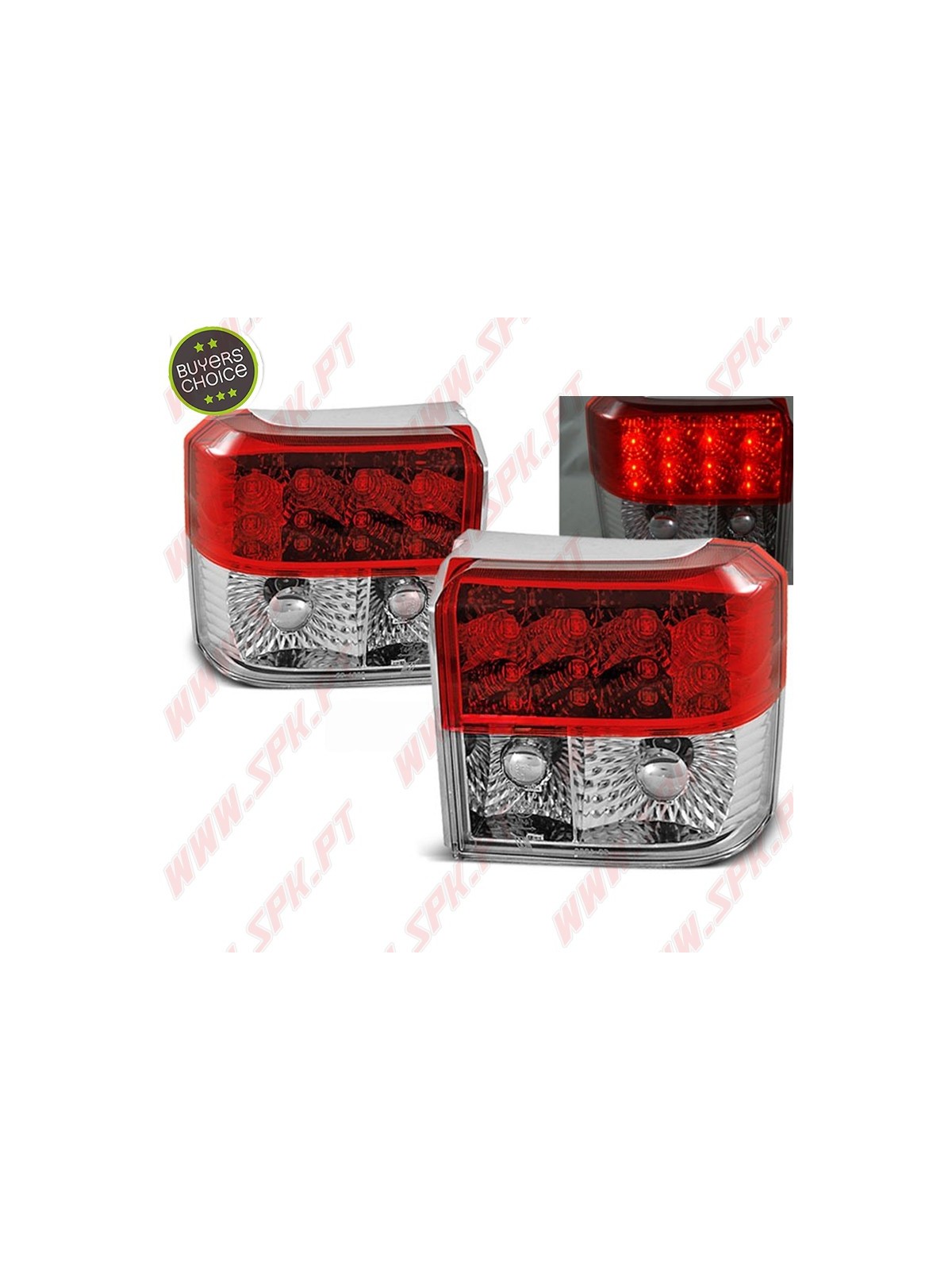 Farolins LED Red+Clear - VW T4 Transporter (1990-2003)