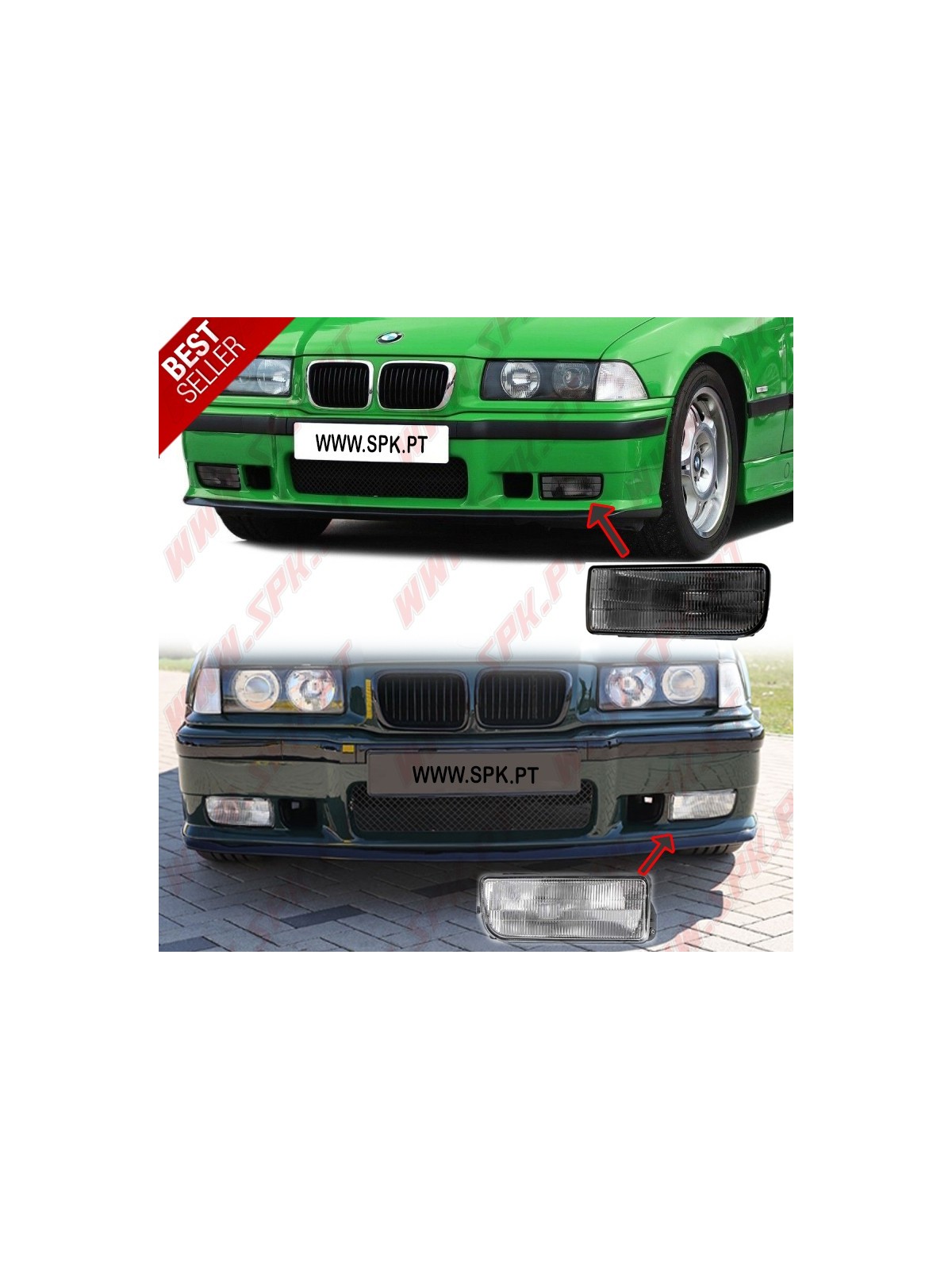Faróis de Nevoeiro Look OEM - BMW E36 (1990-1998)