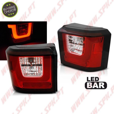 Farolins LED-BAR Red+Clear- VW T4 Transporter (1990-2003)