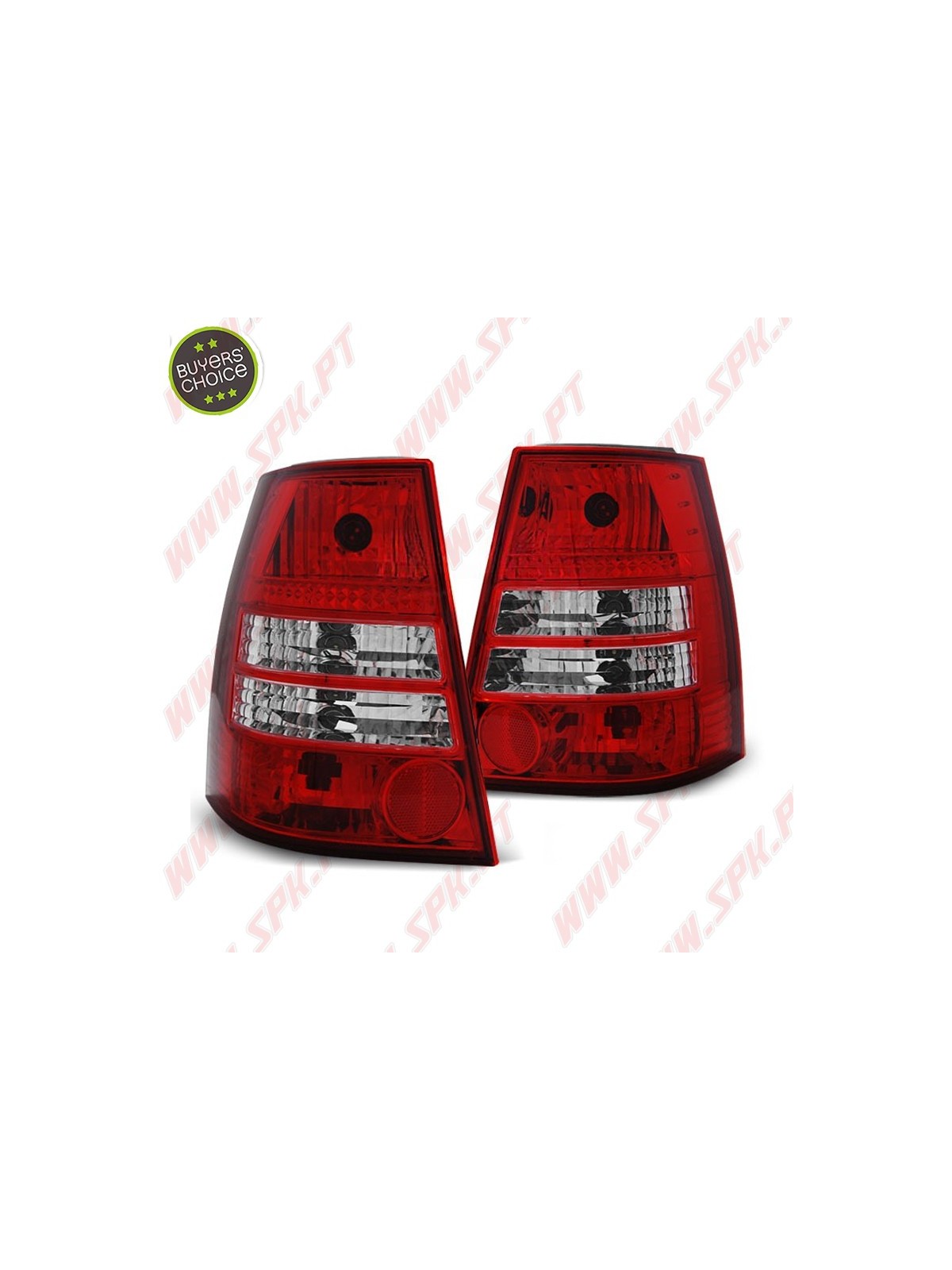 Farolins Cristal Red+Clear - VW Bora Variant (1999-2006) Farolins Cristal Red+Clear - VW Bora Variant (1999-2006)