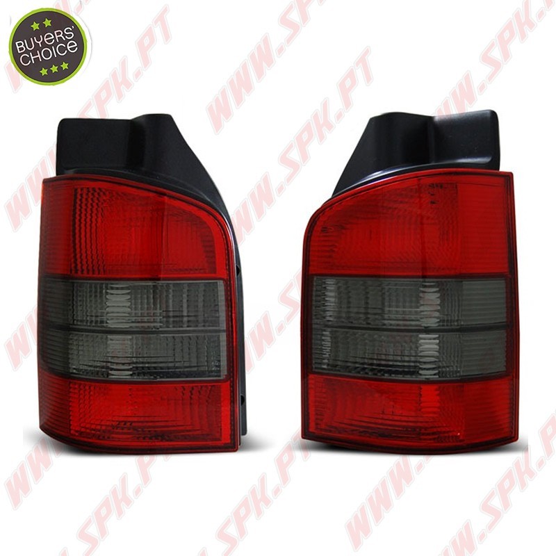 Farolins Cristal Red+Smoke - VW T5 Transporter (2003-2009)