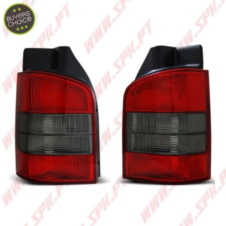 Farolins Cristal Red+Smoke - VW T5 Transporter (2003-2009)