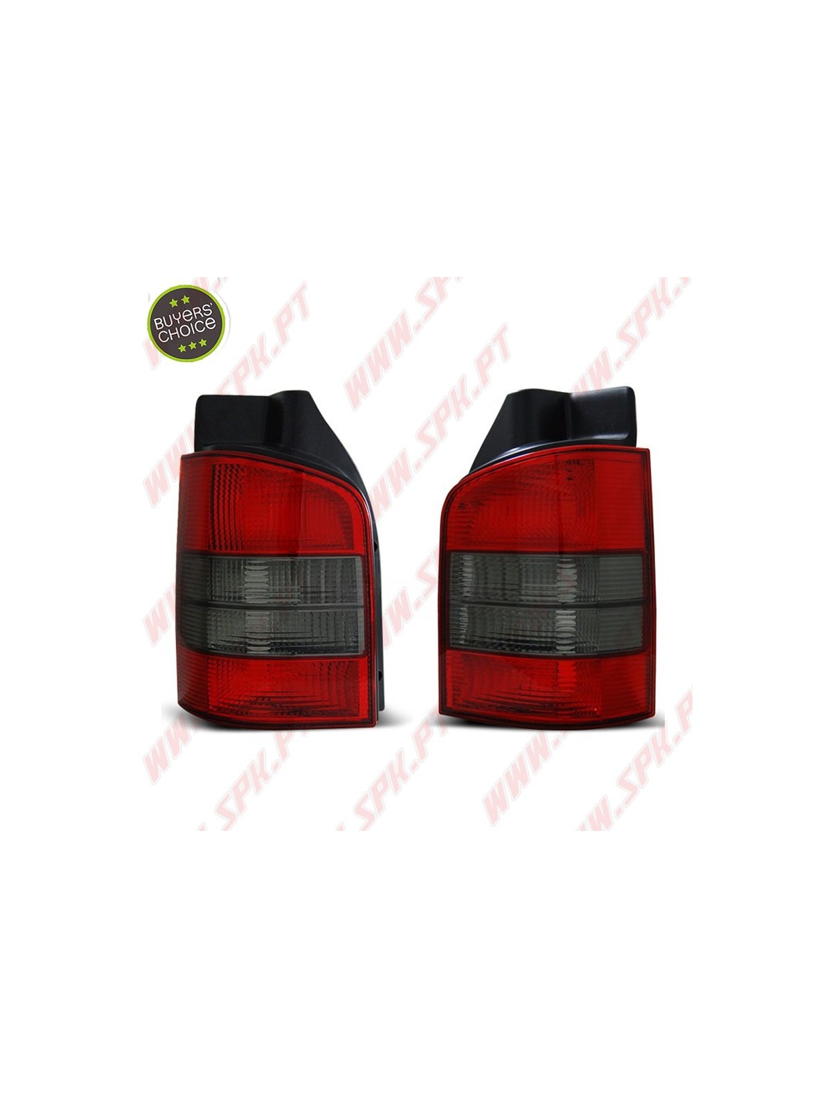 Farolins Cristal Red+Smoke - VW T5 Transporter (2003-2009)