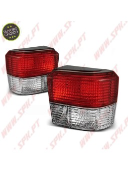 Farolins Cristal Red+Clear - VW T4 Transporter (1990-2003)