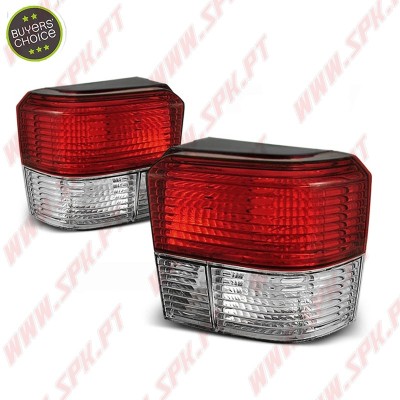 Farolins Cristal Red+Clear - VW T4 Transporter (1990-2003)