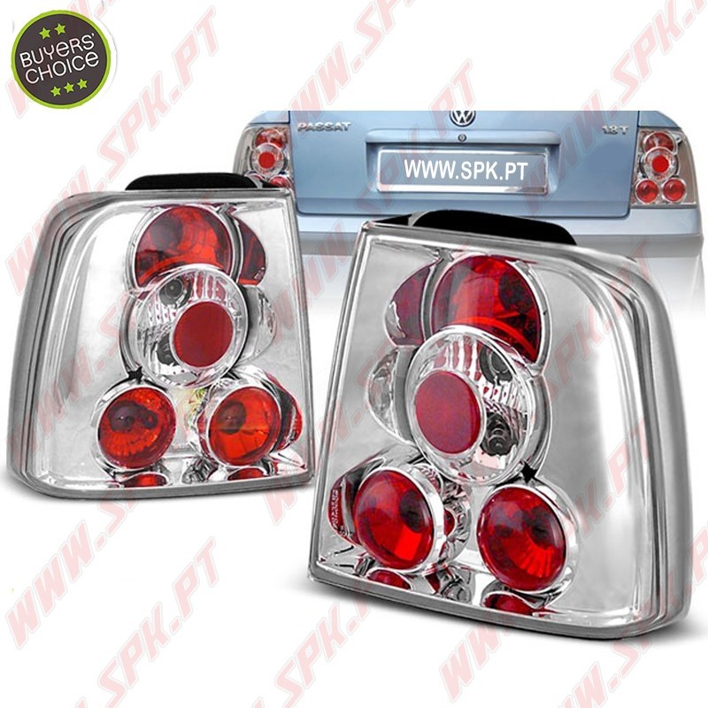 Farolins Cristal Chrome - VW Passat B5 Sedan (1996-2000)