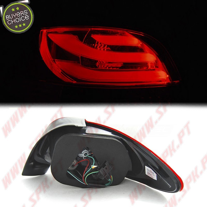 Farolins LED Red+Clear - Peugeot 206 (1998-2008)