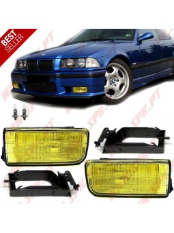 Faróis de Nevoeiro Look OEM Yellow - BMW E36 (1990-1998)
