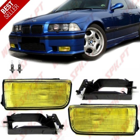 Faróis de Nevoeiro Look OEM Yellow - BMW E36 (1990-1998)