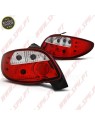 Farolins Cristal Red+Clear - Peugeot 206 (1998-2008)