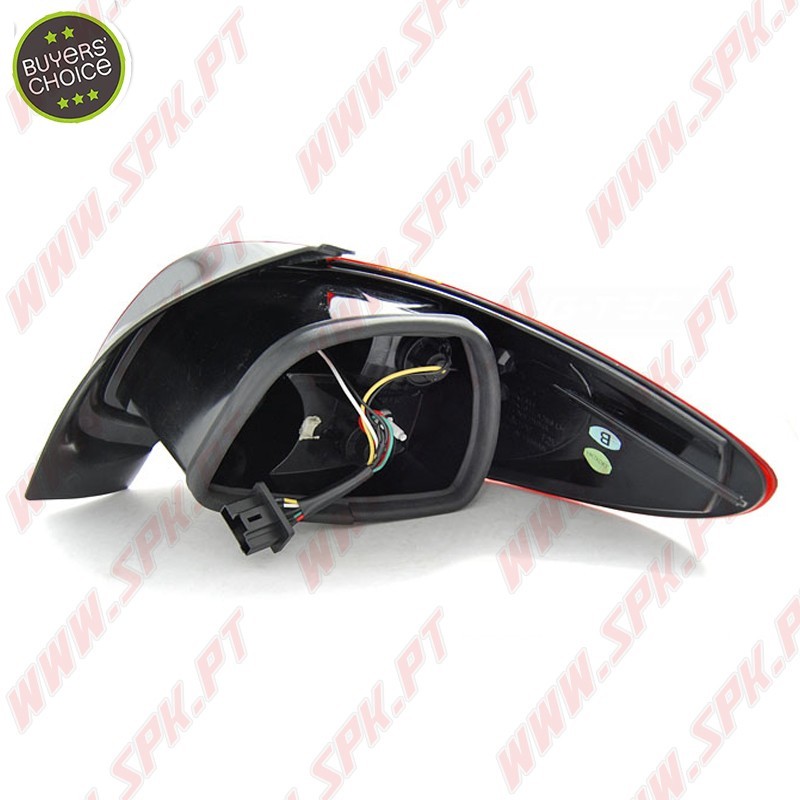 Farolins Cristal Red+Clear - Peugeot 206 (1998-2008)