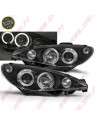 Faróis Angel Eyes Black - Peugeot 206 (1998-2002) Faróis Angel Eyes Black - Peugeot 206 (1998-2002)