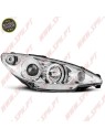 Faróis Angel Eyes Chrome - Peugeot 206 (1998-2002)