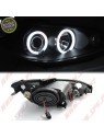 Faróis Angel Eyes CCFL Black - Peugeot 206 (2002-2008) Faróis Angel Eyes CCFL Black - Peugeot 206 (2002-2008)