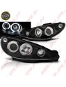 Faróis Angel Eyes CCFL Black - Peugeot 206 (2002-2008) Faróis Angel Eyes CCFL Black - Peugeot 206 (2002-2008)