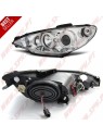Faróis Angel Eyes CCFL Chrome - Peugeot 206 (2002-2008) Faróis Angel Eyes CCFL Chrome - Peugeot 206 (2002-2008)