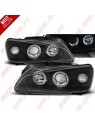 Faróis Angel Eyes Black - Peugeot 106 (1996-2003) Faróis Angel Eyes Black - Peugeot 106 (1996-2003)