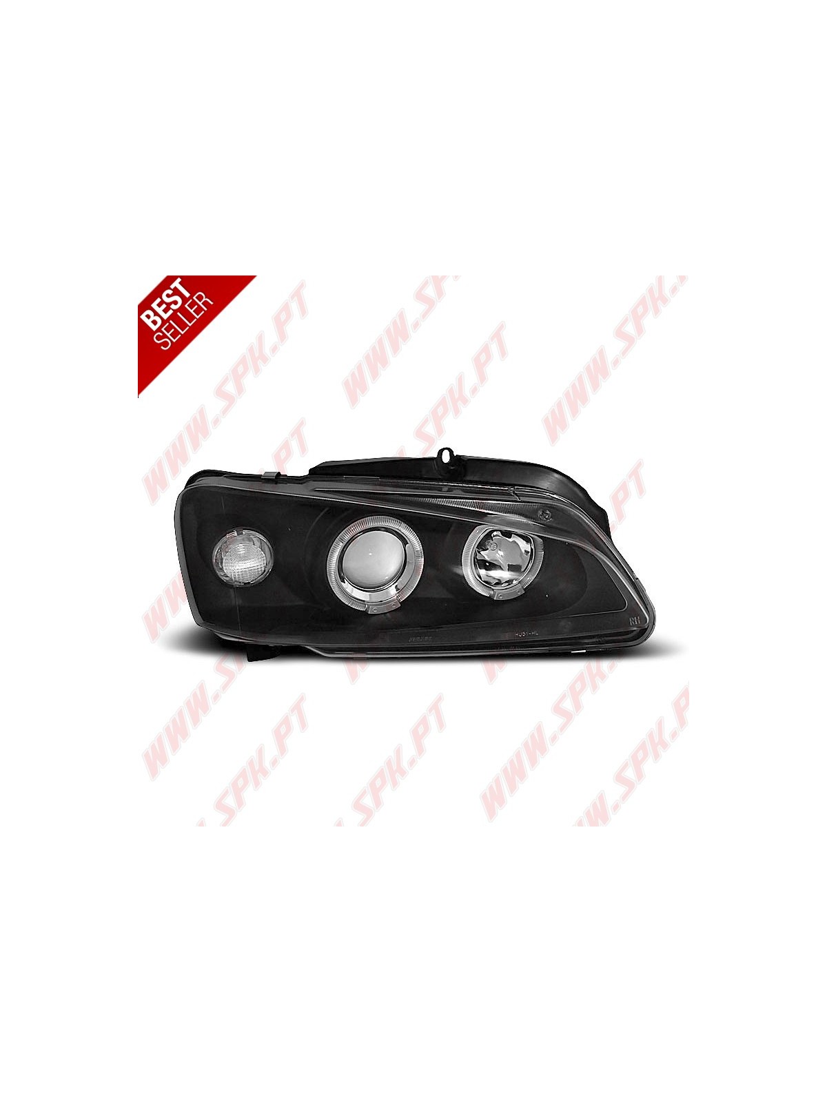 Faróis Angel Eyes Black - Peugeot 106 (1996-2003) Faróis Angel Eyes Black - Peugeot 106 (1996-2003)