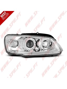 Faróis Angel Eyes Chrome - Peugeot 106 (1996-2003)