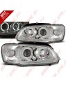 Faróis Angel Eyes Chrome - Peugeot 106 (1996-2003) Faróis Angel Eyes Chrome - Peugeot 106 (1996-2003)