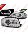 Faróis Tube-Light LED Chrome - Audi A3 8P (2003-2008)