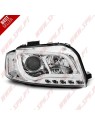 Faróis Tube-Light LED Chrome - Audi A3 8P (2003-2008)