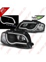 Faróis Tube-Light LED Black - Audi A3 8P (2003-2008)