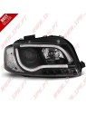 Faróis Tube-Light LED Black - Audi A3 8P (2003-2008)