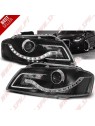 Faróis Look Daylight LED Black - Audi A3 8P (2003-2008)
