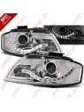 Faróis Look Daylight LED Chrome - Audi A3 8P (2003-2008)