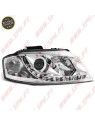 Faróis Look DRL LED Chrome - Audi A3 8P (2003-2008) Faróis Look DRL LED Chrome - Audi A3 8P (2003-2008)
