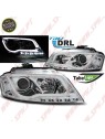 Faróis Tube-Light LED Chrome - Audi A3 8P (2008-2012) Faróis Tube-Light LED Chrome - Audi A3 8P (2008-2012)