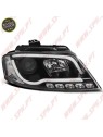 Faróis Tube-Light LED Black - Audi A3 8P (2008-2012) Faróis Tube-Light LED Black - Audi A3 8P (2008-2012)