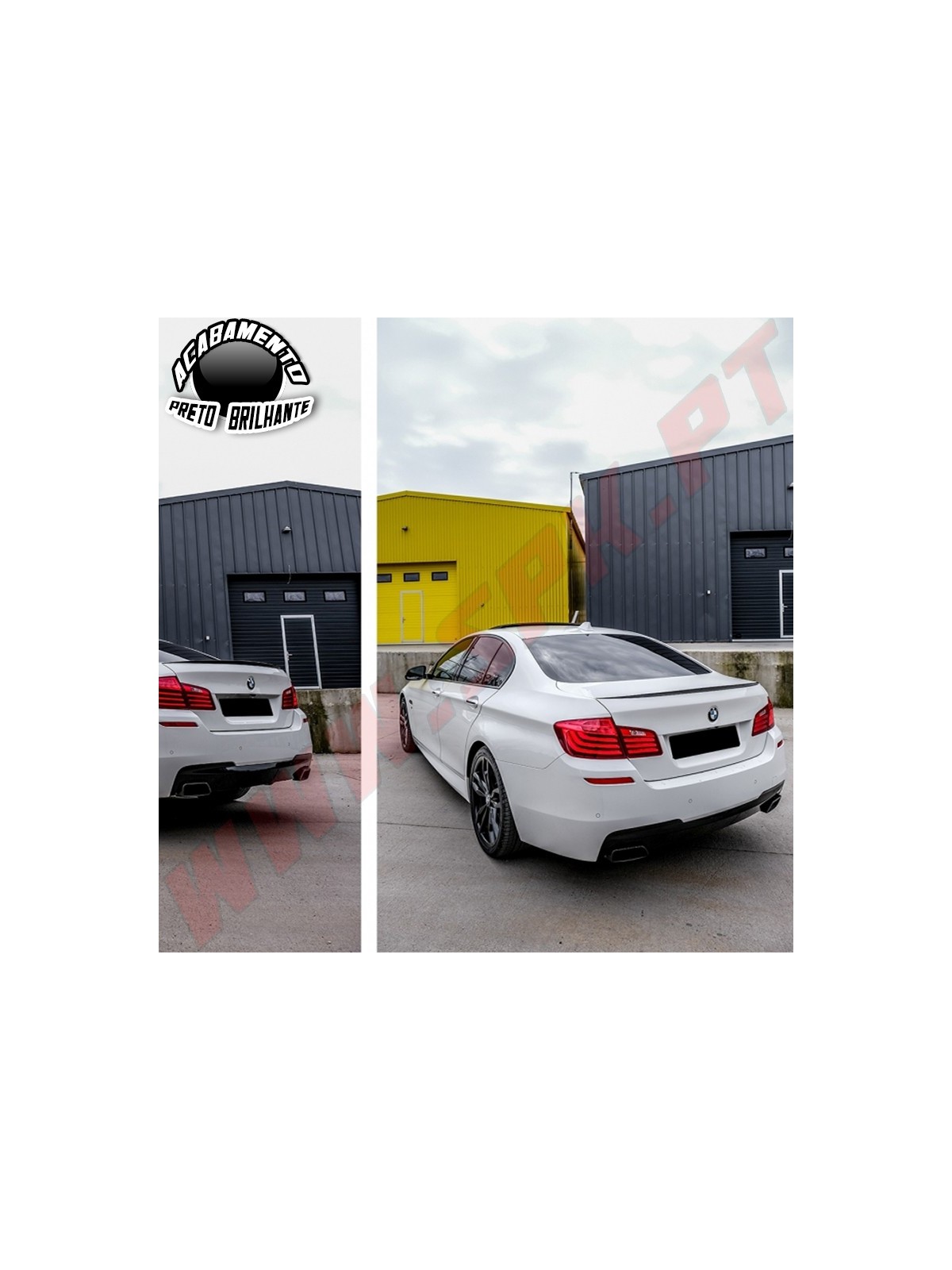 Aileron Traseiro Look M-Sport BMW F10 Sedan (2010-2017) Aileron Traseiro Look M-Sport BMW F10 Sedan (2010-2017)