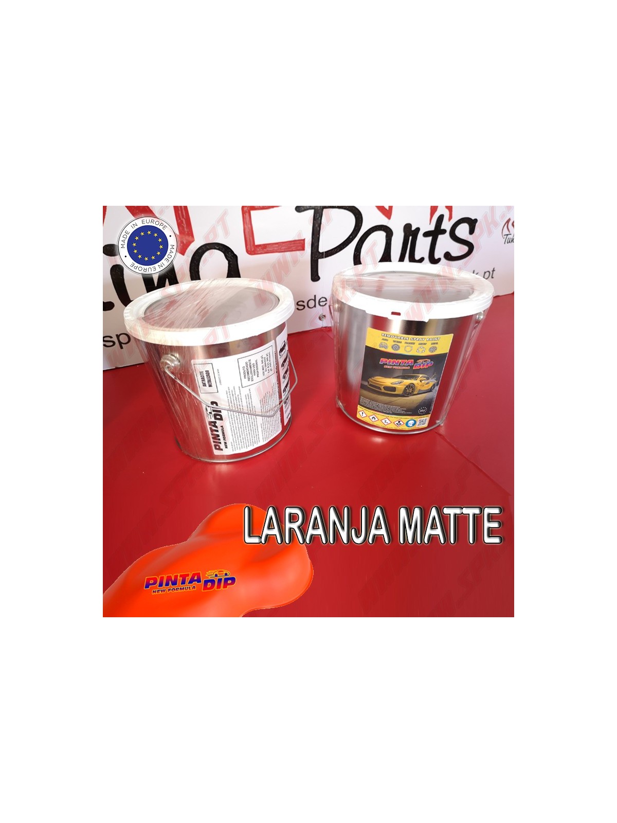 Lata de 4 Lts. Pinta Dip - Laranja Matte Lata de 4 Lts. Pinta Dip - Laranja Matte
