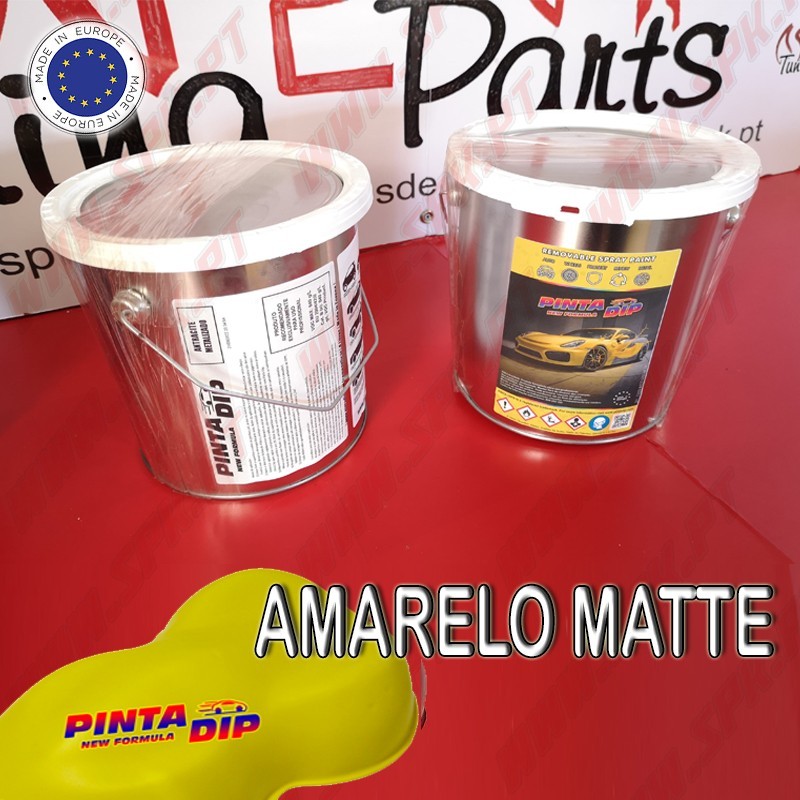 Lata de 4 Lts. Pinta Dip - Amarelo Matte Lata de 4 Lts. Pinta Dip - Amarelo Matte