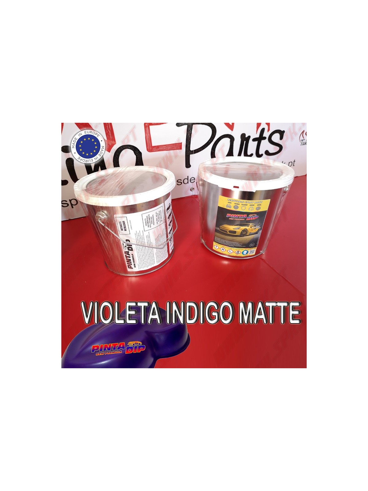 Lata de 4 Lts. Pinta Dip - Violeta Indigo Matte Lata de 4 Lts. Pinta Dip - Violeta Indigo Matte