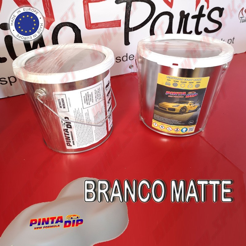 Lata de 4 Lts. Pinta Dip - Branco Matte Lata de 4 Lts. Pinta Dip - Branco Matte