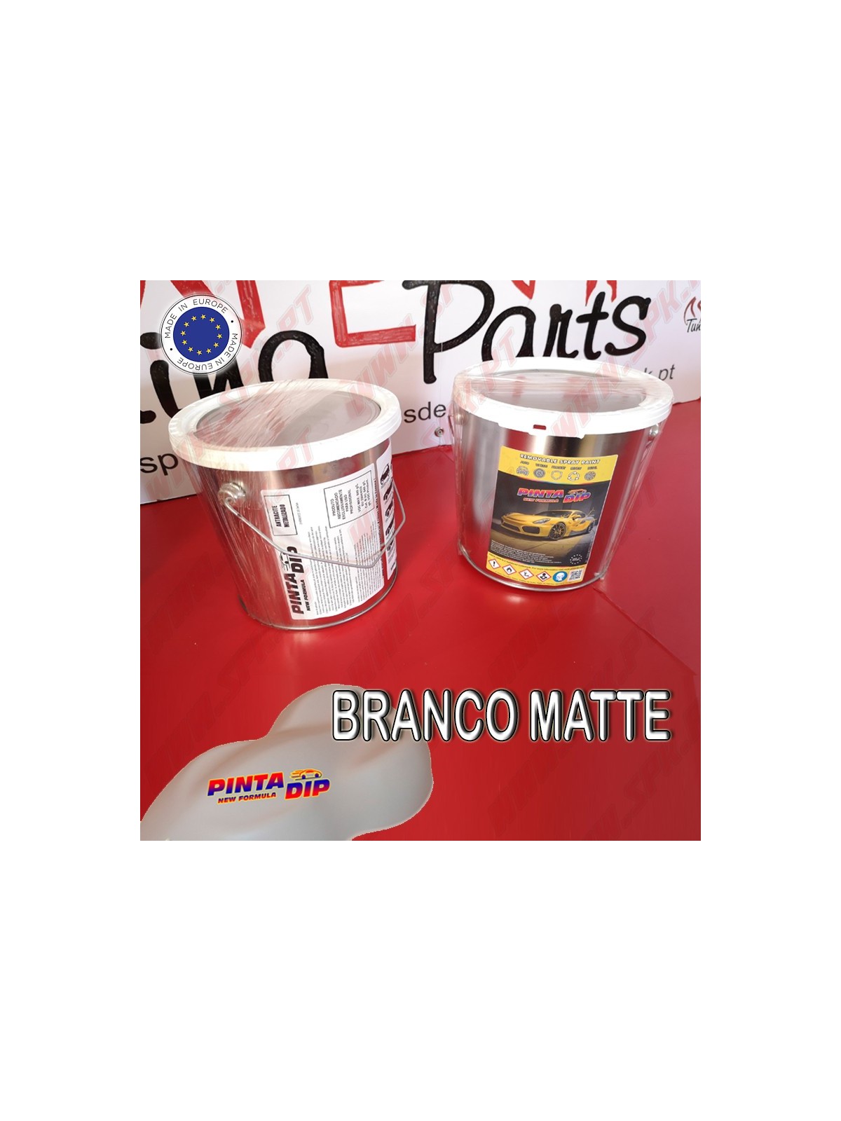 Lata de 4 Lts. Pinta Dip - Branco Matte Lata de 4 Lts. Pinta Dip - Branco Matte