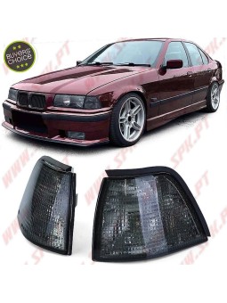 Piscas Frontais Look OEM Smoke - BMW E36 (1990-1998)