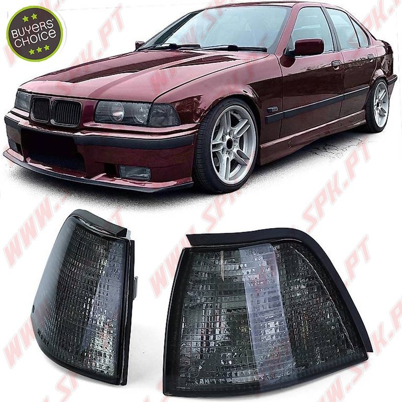 Piscas Frontais Look OEM Smoke - BMW E36 (1990-1998) Piscas Frontais Look OEM Smoke - BMW E36 (1990-1998)