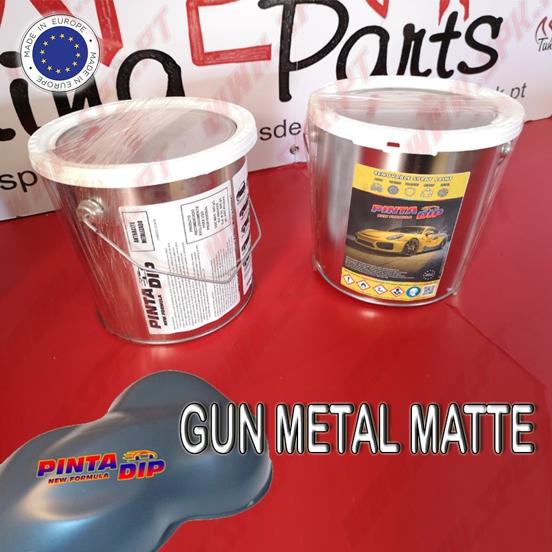Lata de 4 Lts. Pinta Dip - Gun Metal Matte