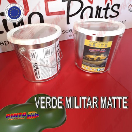 Lata de 4 Lts. Pinta Dip - Verde Militar Matte