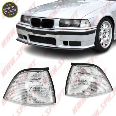 Piscas Frontais Look OEM Clear - BMW E36 (1990-1998)