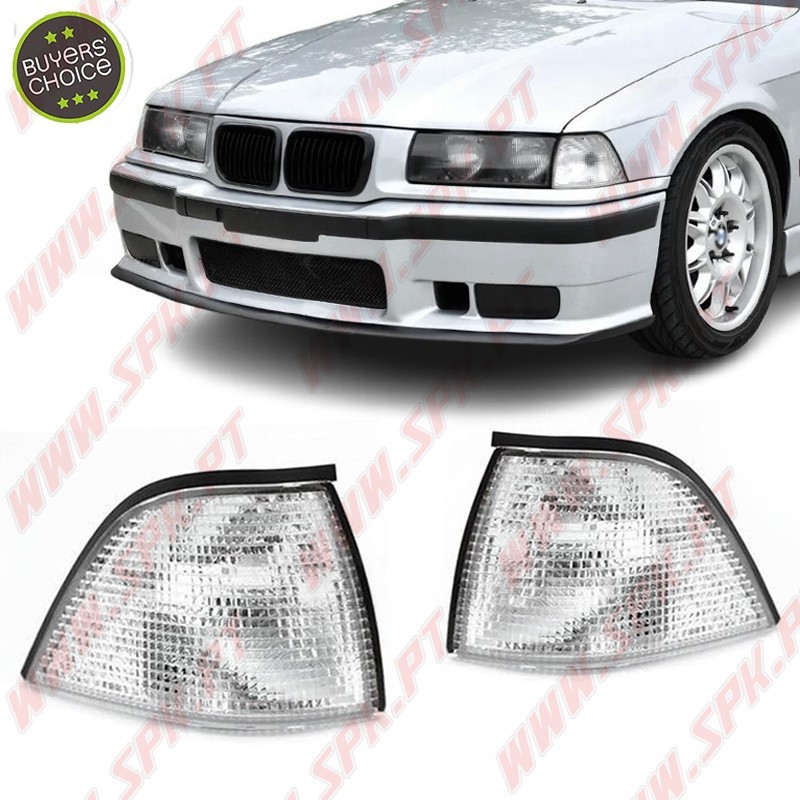 Piscas Frontais Look OEM Clear - BMW E36 (1990-1998)