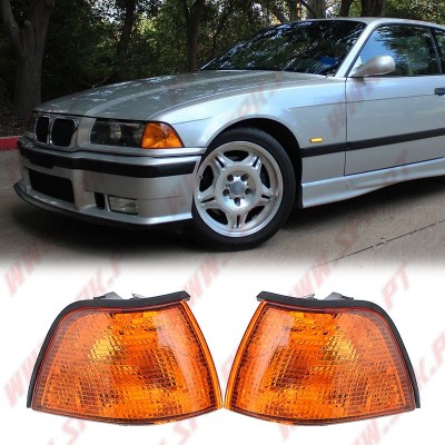 Piscas Frontais Look OEM Laranja - BMW E36 (1990-1998)